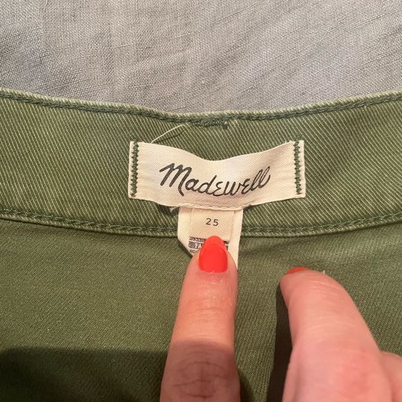 Madewell Olive Green Shorts - Picture 3 of 3